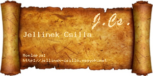 Jellinek Csilla névjegykártya